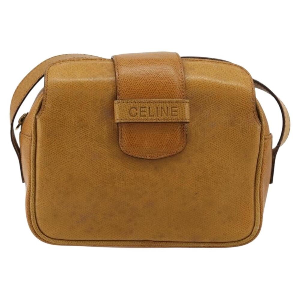Celine Triomphe Shoulder Bag Yellow